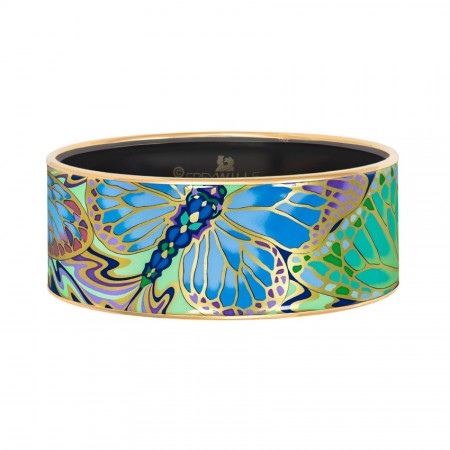 Freywille célèbre les peintres et c’est juste beau bordered_bangle_donna_alphonse_mucha_freywille_papillon_1_15306354401535